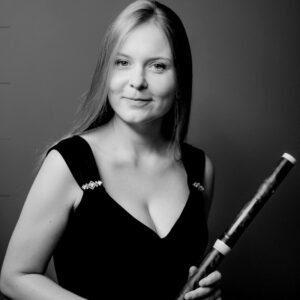 Mariya Miliutsina, flute player at Kölner Akademie