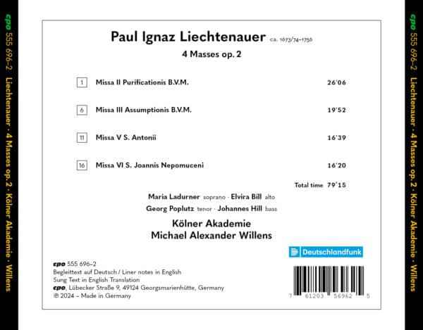 Paul Ignaz Liechtenauer  <br>4 Masses Op. 2 - Image 2